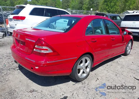 2005 Mercedes-Benz C 230 Kompressor Sport from USA, damaged, VIN WDBRF40J55F678252